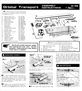 Semroc Flying Model Rocket Kit Orbital Transport KV-66 